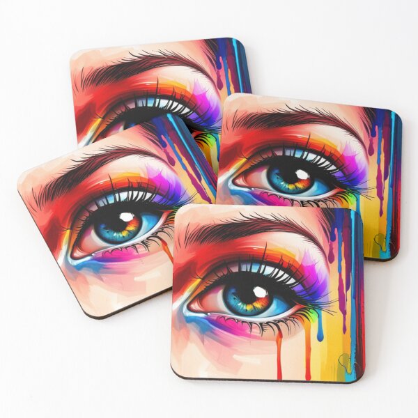 Item preview, Vibrant Visions A Liquid Art Eye Design designed and sold by Posivibez Designs.