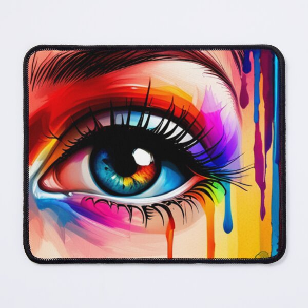 Item preview, Vibrant Visions A Liquid Art Eye Design designed and sold by Posivibez Designs.