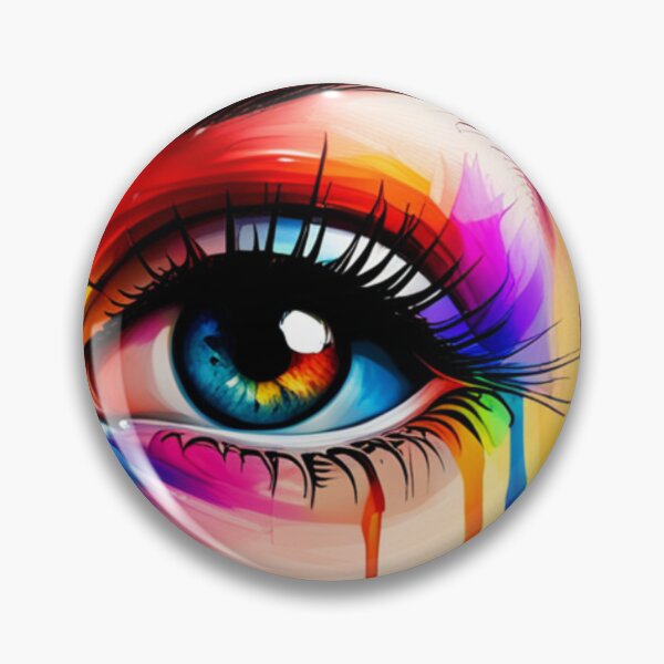 Item preview, Vibrant Visions A Liquid Art Eye Design designed and sold by Posivibez Designs.
