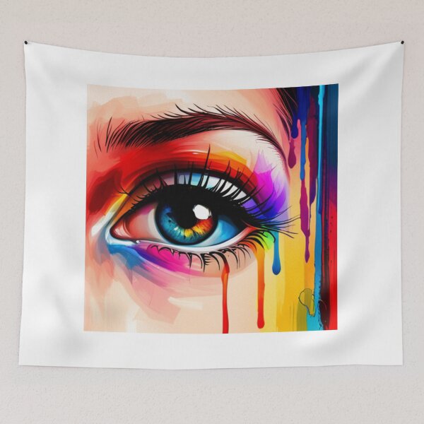 Item preview, Vibrant Visions A Liquid Art Eye Design designed and sold by Posivibez Designs.