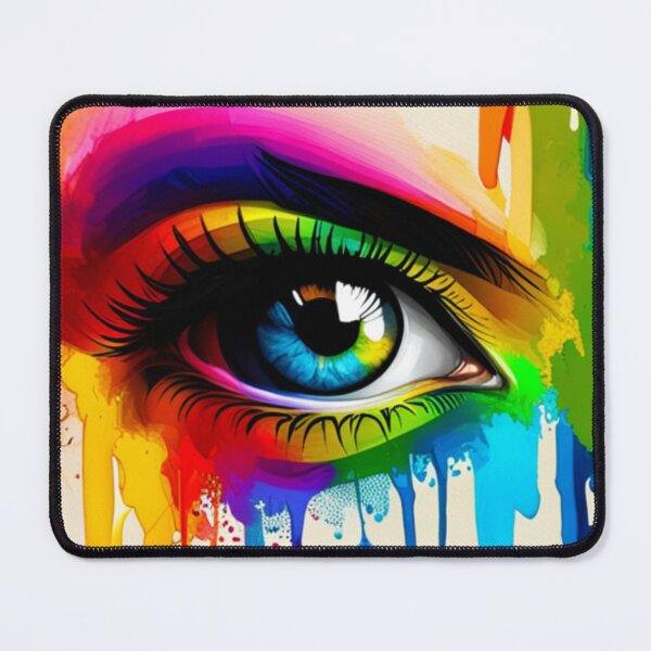 Item preview, Vibrant Visions A Liquid Art Eye Design designed and sold by Posivibez Designs.