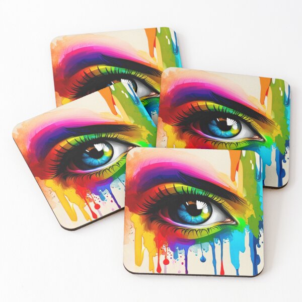 Item preview, Vibrant Visions A Liquid Art Eye Design designed and sold by Posivibez Designs.