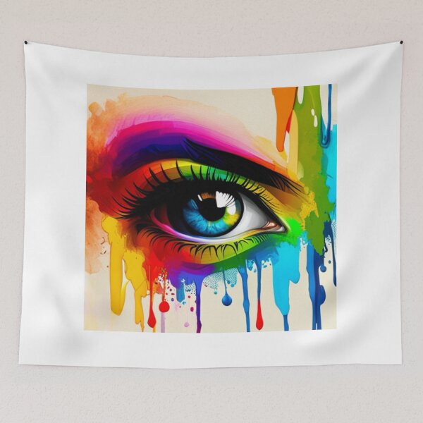 Item preview, Vibrant Visions A Liquid Art Eye Design designed and sold by Posivibez Designs.