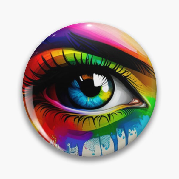 Item preview, Vibrant Visions A Liquid Art Eye Design designed and sold by Posivibez Designs.