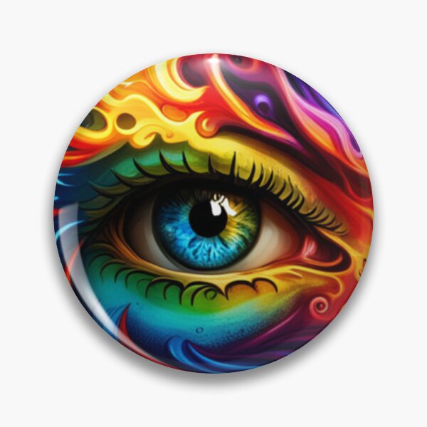 Item preview, Vibrant Visions A Liquid Art Eye Design designed and sold by Posivibez Designs.