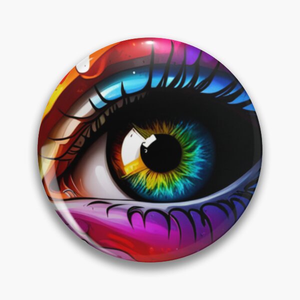 Item preview, Vibrant Visions A Liquid Art Eye Design designed and sold by Posivibez Designs.
