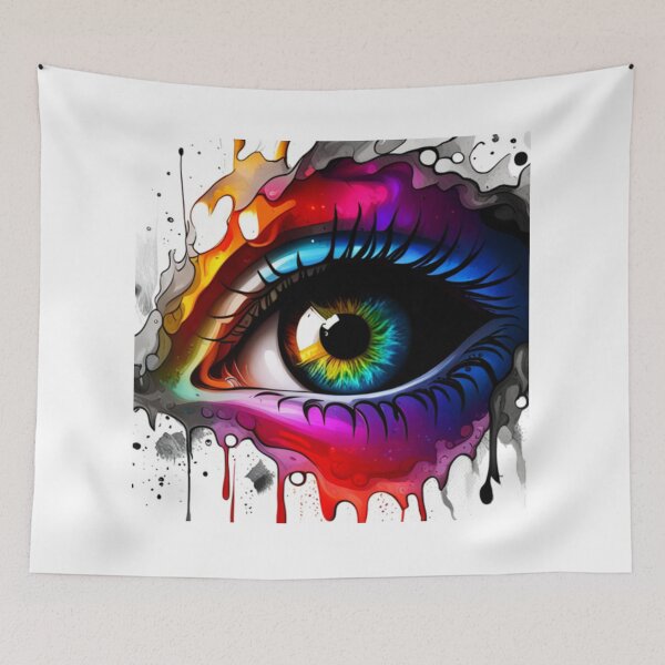 Item preview, Vibrant Visions A Liquid Art Eye Design designed and sold by Posivibez Designs.
