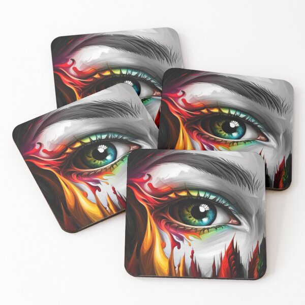 Item preview, Vibrant Visions A Liquid Art Eye Design designed and sold by Posivibez Designs.