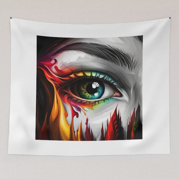 Item preview, Vibrant Visions A Liquid Art Eye Design designed and sold by Posivibez Designs.