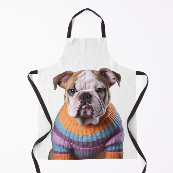 Artikelvorschau, Adrette englische Bulldogge entworfen und verkauft von poshprintlab.