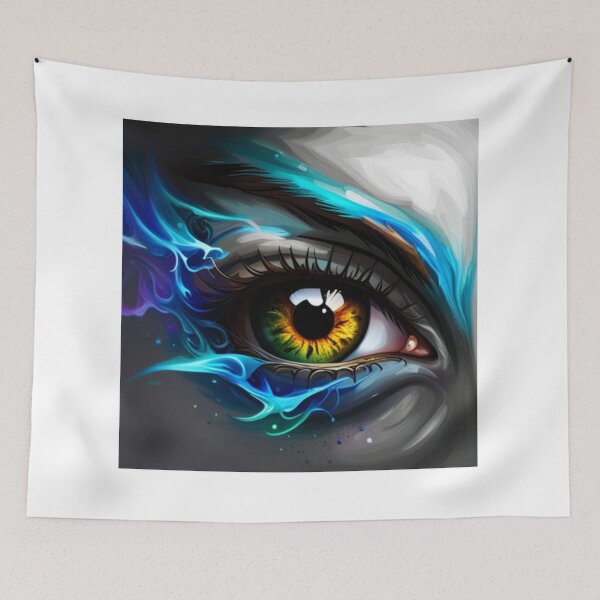 Item preview, Vibrant Visions A Liquid Art Eye Design designed and sold by Posivibez Designs.
