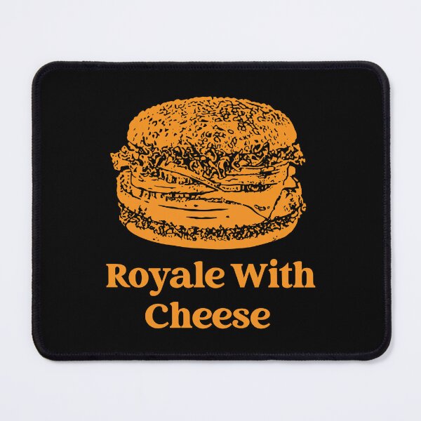 Item preview, Royale With Cheese | Funny Burger  designed and sold by Picasmus Tees.