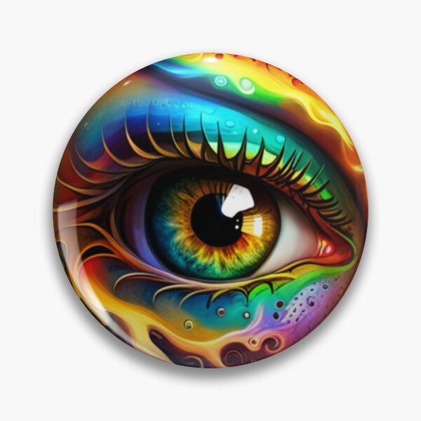 Item preview, Vibrant Visions A Liquid Art Eye Design designed and sold by Posivibez Designs.