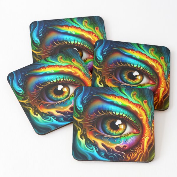 Item preview, Vibrant Visions A Liquid Art Eye Design designed and sold by Posivibez Designs.