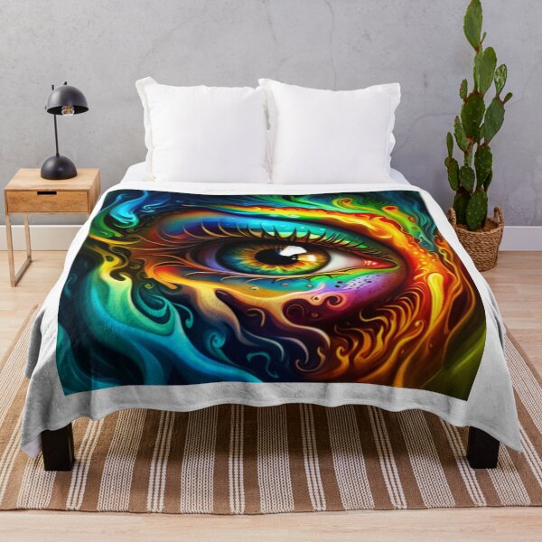 Item preview, Vibrant Visions A Liquid Art Eye Design designed and sold by Posivibez Designs.