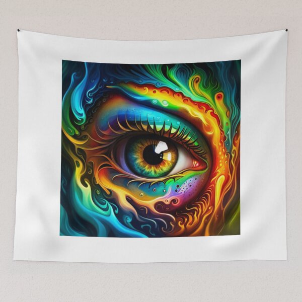Item preview, Vibrant Visions A Liquid Art Eye Design designed and sold by Posivibez Designs.