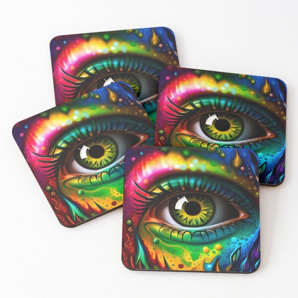Item preview, Vibrant Visions A Liquid Art Eye Design designed and sold by Posivibez Designs.