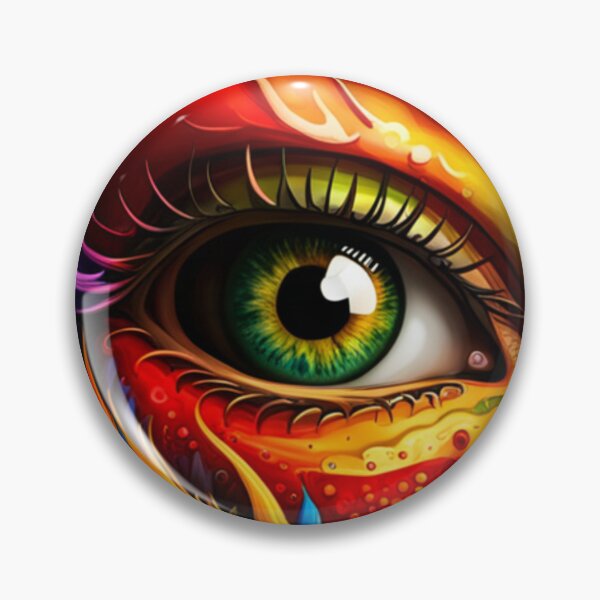 Item preview, Vibrant Visions A Liquid Art Eye Design designed and sold by Posivibez Designs.