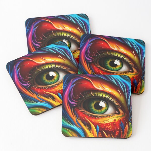 Item preview, Vibrant Visions A Liquid Art Eye Design designed and sold by Posivibez Designs.