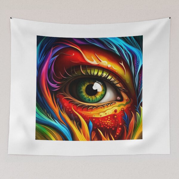 Item preview, Vibrant Visions A Liquid Art Eye Design designed and sold by Posivibez Designs.
