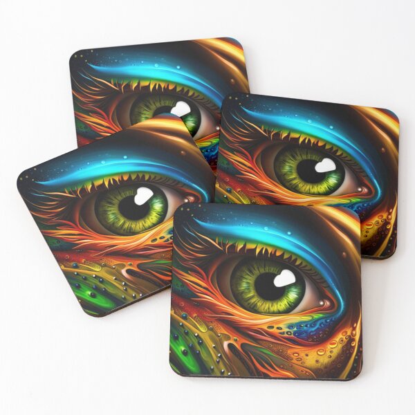 Item preview, Vibrant Visions A Liquid Art Eye Design designed and sold by Posivibez Designs.