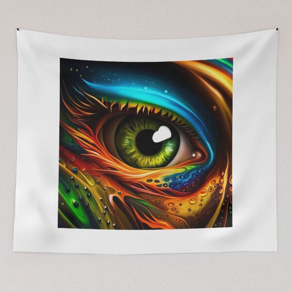 Item preview, Vibrant Visions A Liquid Art Eye Design designed and sold by Posivibez Designs.