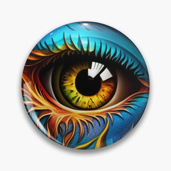 Item preview, Vibrant Visions A Liquid Art Eye Design designed and sold by Posivibez Designs.
