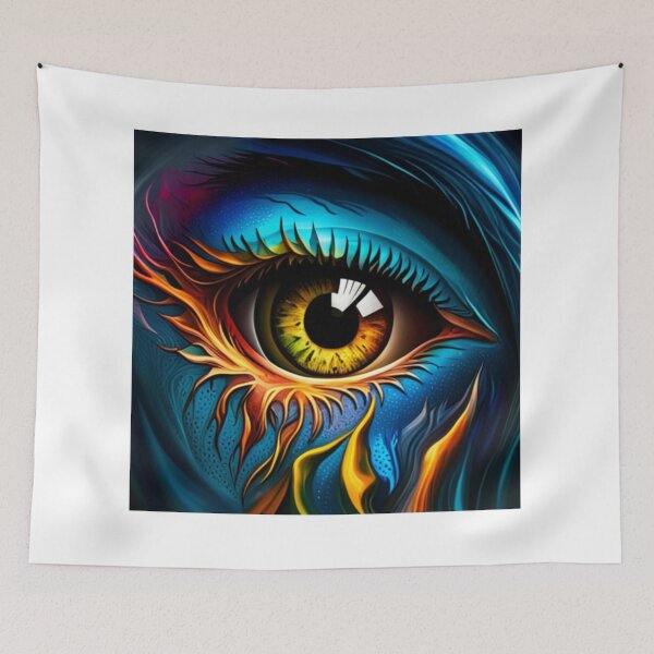 Item preview, Vibrant Visions A Liquid Art Eye Design designed and sold by Posivibez Designs.