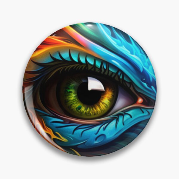 Item preview, Vibrant Visions A Liquid Art Eye Design designed and sold by Posivibez Designs.