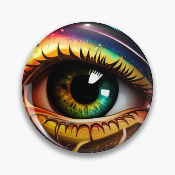 Item preview, Vibrant Visions A Liquid Art Eye Design designed and sold by Posivibez Designs.