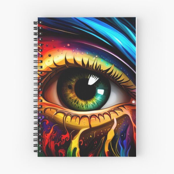Item preview, Vibrant Visions A Liquid Art Eye Design designed and sold by Posivibez Designs.