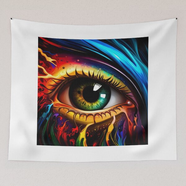 Item preview, Vibrant Visions A Liquid Art Eye Design designed and sold by Posivibez Designs.