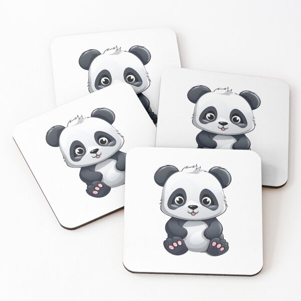 Item preview, Artistic Style Cute Panda Bear Cartoon Panda Baby Panda Sticker, wall arts, Art Prints and More designed and sold by Kevin Lou.