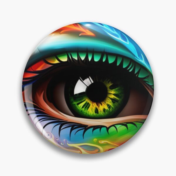 Item preview, Vibrant Visions A Liquid Art Eye Design designed and sold by Posivibez Designs.