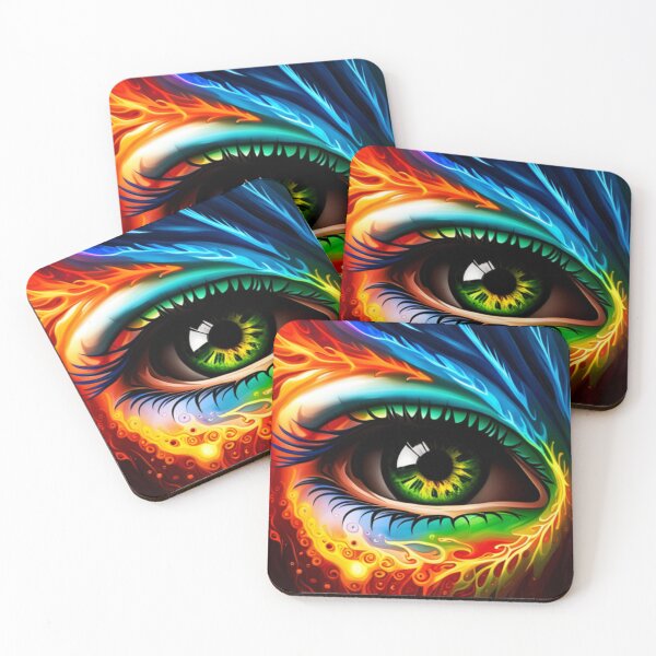 Item preview, Vibrant Visions A Liquid Art Eye Design designed and sold by Posivibez Designs.
