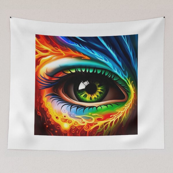 Item preview, Vibrant Visions A Liquid Art Eye Design designed and sold by Posivibez Designs.
