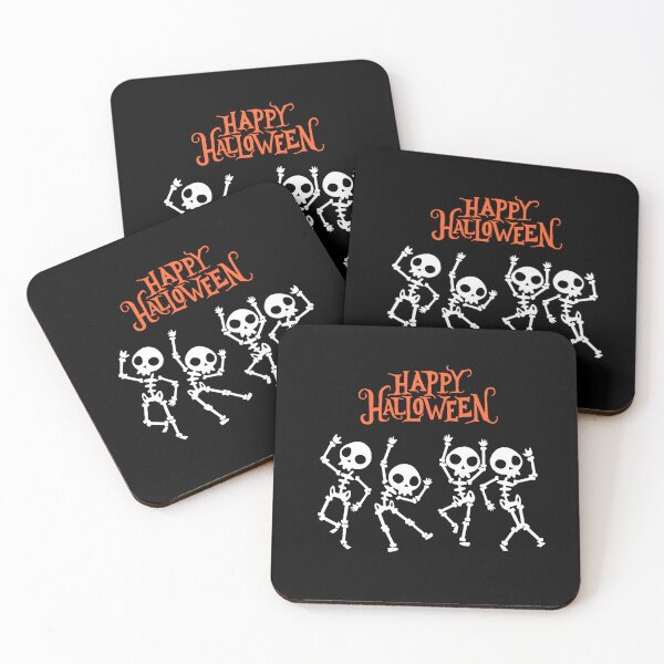 Item preview, Dancing Halloween Skeletons for Dark Backgrounds designed and sold by caFUNated.