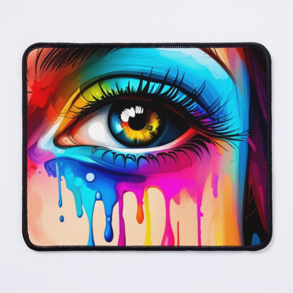 Item preview, Vibrant Visions A Liquid Art Eye Design designed and sold by Posivibez Designs.