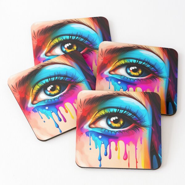 Item preview, Vibrant Visions A Liquid Art Eye Design designed and sold by Posivibez Designs.