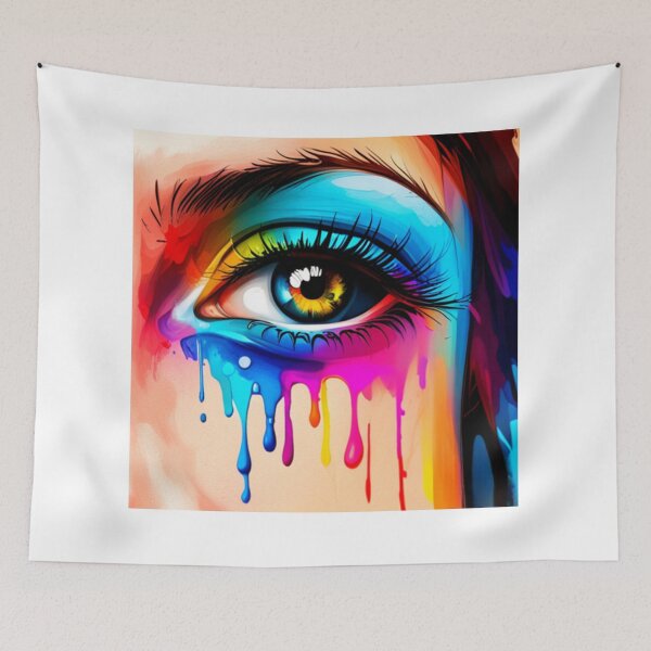 Item preview, Vibrant Visions A Liquid Art Eye Design designed and sold by Posivibez Designs.