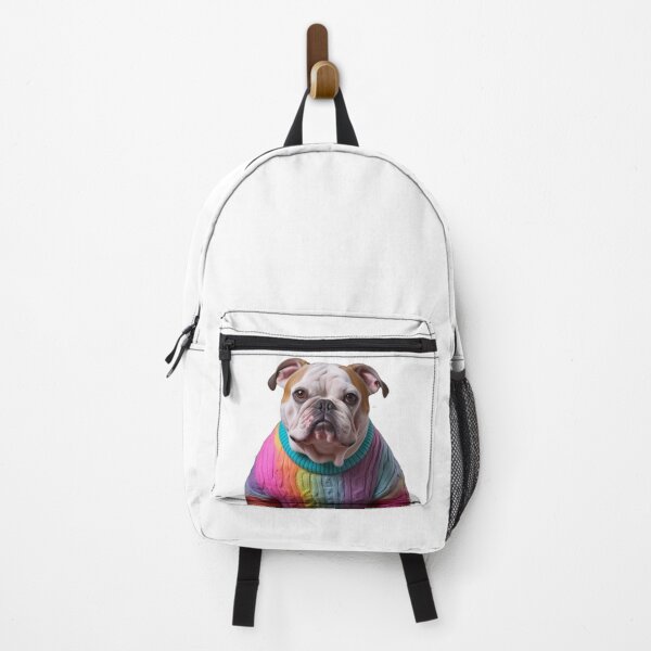 Item preview, Rainbow English Bulldog designed and sold by poshprintlab.