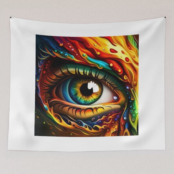 Item preview, Vibrant Visions A Liquid Art Eye Design designed and sold by Posivibez Designs.