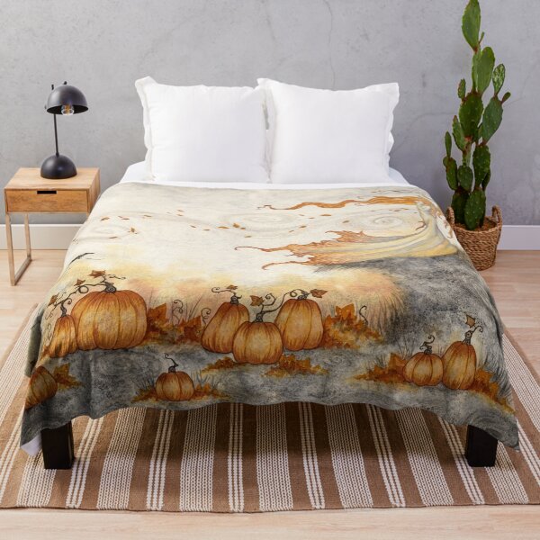 Item preview, Whispers in the Pumpkin Patch designed and sold by AmyBrownArt.