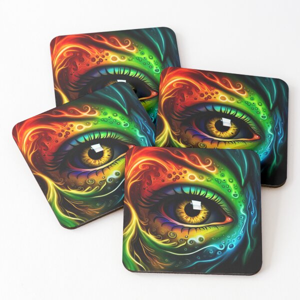 Item preview, Vibrant Visions A Liquid Art Eye Design designed and sold by Posivibez Designs.