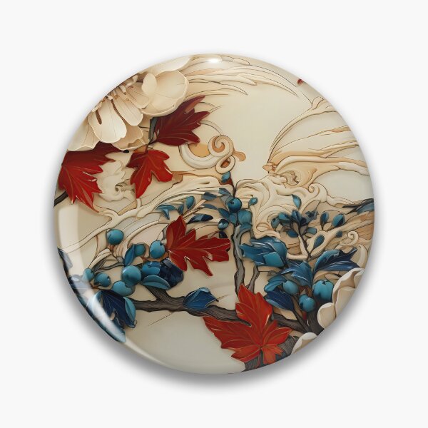 Item preview, Japanese Satsuma Series 2: Ceramic Tile Design III: Elegance in Blossom designed and sold by stevepmp.