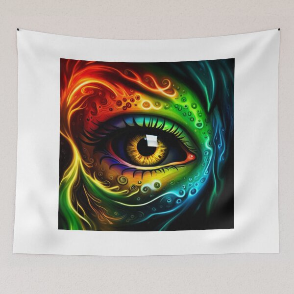 Item preview, Vibrant Visions A Liquid Art Eye Design designed and sold by Posivibez Designs.