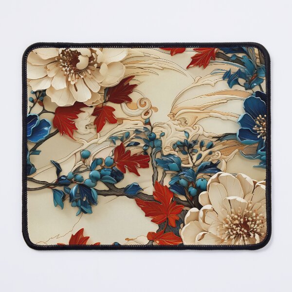 Item preview, Japanese Satsuma Series 2: Ceramic Tile Design III: Elegance in Blossom designed and sold by stevepmp.