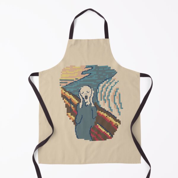 Item preview, Edvard Munch's The Scream - 8bit Pixel Art designed and sold by pxlboy.