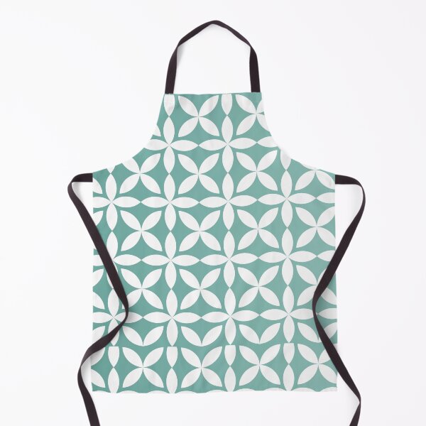 Aperçu de l'œuvre Minimal green flowers pattern créée et vendue par MyThemesDesign.