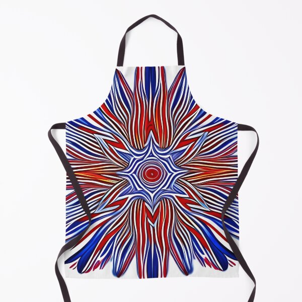Item preview, A red, white and blue sunburst pattern designed and sold by Paw's Arts.